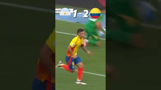 Argentina Vs Colombia world cup qualify matchfootball worldcup shorts [upl. by Adgam]