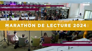 Marathon de Lecture 2024 à lUVSQ [upl. by Eniamahs]