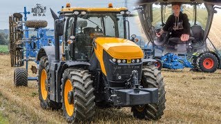 New JCB Fastrac 8330  Lemken Karat 9  Keymolen Agri [upl. by Vonnie]