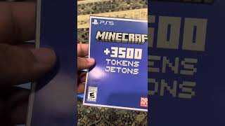 Unboxing Minecraft PS5 [upl. by Enaled630]