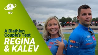 A Biathlon Couple Test with Regina and Kalev Ermits [upl. by Eseuqram]