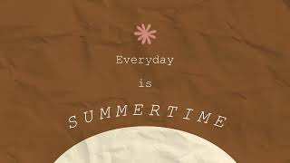 NIKI  Every Summertime Lyric Video [upl. by Nautna979]