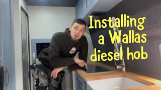 Wallas Diesel Hob Camper Van Install Apollo Van Build Episode 15 Van life [upl. by Nitsua]