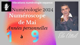 Numérologie 2024 Numéroscope de Mai [upl. by Nyrrat]