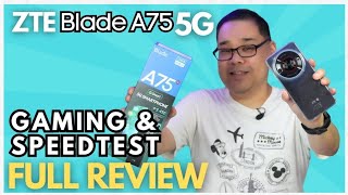 ZTE Blade A75 5G Full review Super bilis ng internet speed [upl. by Altaf459]