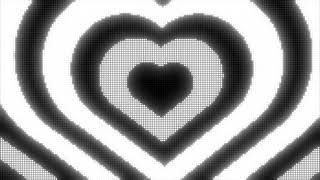 Black and White Y2k Neon LED Lights Heart Background  1 Hour Looped HD [upl. by Ardnnek]