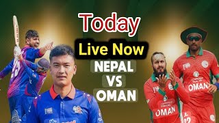 Nepal vs Oman Live Cricket Match Today [upl. by Sutsuj556]