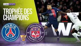 PSG vs Toulouse  Trophée des Champions French Super Cup HIGHLIGHTS  01032023  beIN SPORTS USA [upl. by Josias]