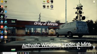 Only 2 steps to activate Windows 1011 in 2024  Tutorial [upl. by Plank]