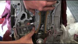 Timing Chain Tensioner installation for K24 [upl. by Rriocard]