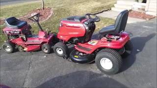 Troy Bilt TB42 Hand Hydrostatic Riding Mower [upl. by Bernetta]