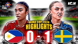 Philippines vs Sweden U17 Highlights  MIMA Cup 2024 [upl. by Adolfo686]