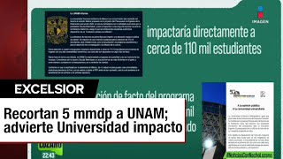 Recorte a presupuesto de la UNAM e IPN fue un error dice Hacienda [upl. by Nelak]