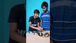 Golgappa Prank with Brothers 😂 shorts surprise funny comedy [upl. by Peters]