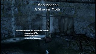 Epic Skyrim Journey with the Ascendance Mod list plus Amorous Adventures Clean  Ep 04 [upl. by Oremor]