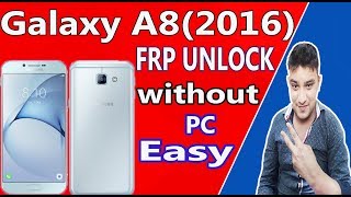 Samsung A8 2016 A810F FRP Bypass Without PC  Easily amp Easy Way [upl. by Marne]