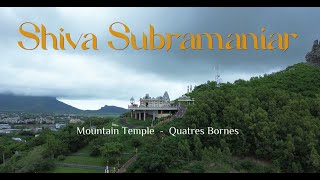 Mauritius moutain temple in Quatres Bornes drone flight [upl. by Dagna843]