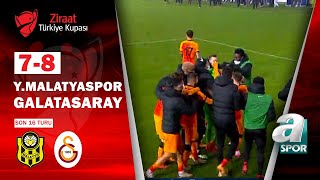 Yeni Malatyaspor 1 7  8 1 Galatasaray MAÇ ÖZETİ Ziraat Türkiye Kupası Son 16 Turu [upl. by Katine]