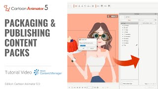 How to Create and Publish Custom 2D Assets  Cartoon Animator Tutorial [upl. by Llevol388]