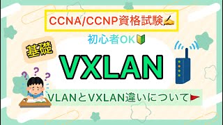 【VXLAN基礎】CCNACCNP学習者は絶対におさえたい基本の話！VLANと比べて簡単に解説しました🚩 [upl. by Winter]