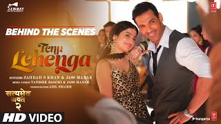 Tenu Lehenga Behind The Scenes Satyameva Jayate 2  John Abraham Divya Khosla Kumar  25 Nov 2021 [upl. by Luise667]