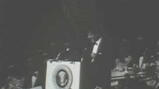 President John F Kennedy humor at fundraiser for the National Democratic party [upl. by Matland236]