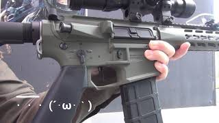 KRYTAC TRIDENT Mk2 SPR 箱出し試射動画 [upl. by Ttihw]