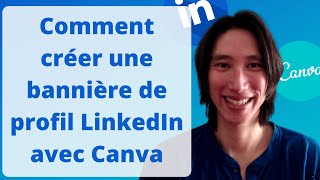 Tuto Canva  Comment faire pour créer une photo de couverture  bannière arrièreplan sur LinkedIn 🔵 [upl. by Suolhcin887]