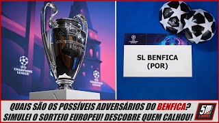 Fase de grupos da Liga dos Campeões 202324 ● Os possíveis adversários do Benfica na Europa [upl. by Adnyl]