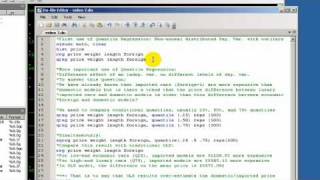 STATA Video 7 Quantile Regression [upl. by Aicittel]