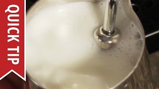 Quick Tip Six Common Milk Frothing Mistakes [upl. by Eniamzaj]