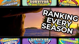 Ranking the 11 Survivor Seasons Ive Reviewed [upl. by Brinkema231]