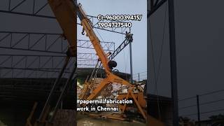 Papermill fabrication in tamilnaduroofingcontractor chennai warehouse roofingsheet tamil jsw [upl. by Groves]