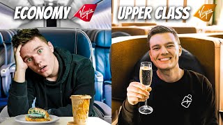 Virgin Atlantic Upper Class vs Economy  WORTH THE UPGRADE [upl. by Nuyh]