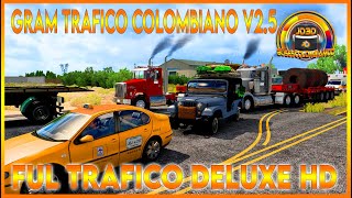 Mod Gram Trafico Colombiano V25 HD  Para American Truck Simulator V146 [upl. by Flemming]