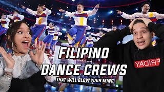 Latinos react to FILIPINO DANCE GROUPS WITH WILD CROWD REACTIONS [upl. by Halimeda]