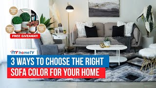 3 Ways to Choose the Right Sofa Color for your Home  Mandaue Foam  MF Home TV [upl. by Aydin]