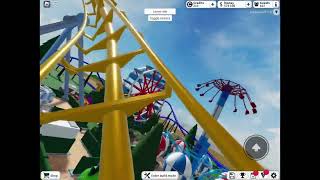 Recreating the Corkscrew coaster at Valleyfair in Theme Park Tycoon 2 [upl. by Ahsoik282]