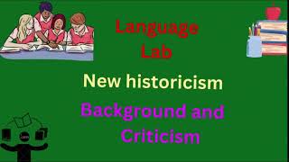 New historicism Definition Theory amp Criticism [upl. by Outlaw]