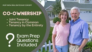 CoOwnership Joint Tenancy Tenancy in Common and Tenancy by the Entirety [upl. by Salkin]