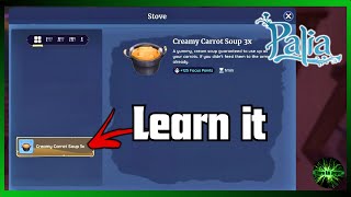 Palia Creamy Carrot Soup Recipe [upl. by Sawyer353]