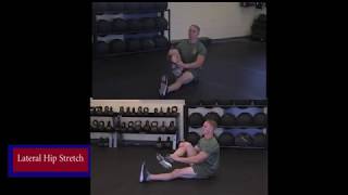 Lateral Hip Stretch  Force Fitness [upl. by Enahc336]