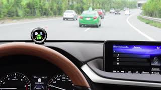 Mobileye 630  Tính năng cảnh báo chệch làn đường [upl. by Ezekiel]