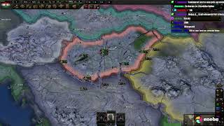 Czerwone Węgry  kierunek MOSKWA  Hearts of Iron IV  17112024 [upl. by Nuncia483]