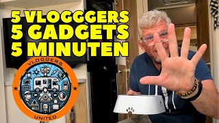 5 VLOGGERS 5 GADGETS 5 MINUTEN  MIJN FAVORIETE CAMPER SPULLEN  Solo camper  DWVLOGT 256 [upl. by Notloc380]