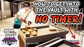 How To Loot Casino Vault with NO TIMER PS5 GTA Online [upl. by Marolda]