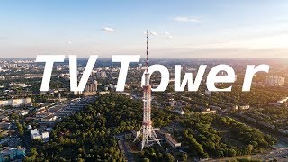 Kiev TV Tower 4k Drone footage [upl. by Imer996]