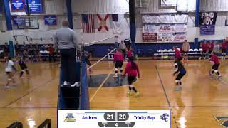 Volleyball TBC Eagles vs Andrew College Oct 24 [upl. by Carmita]