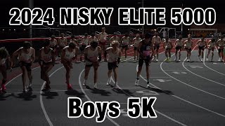 2024 Nisky Elite 5000  Boys 5K FULL RACE [upl. by Assirem]