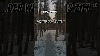 Der Weg ist das Ziel konfuzius [upl. by Aidnic]